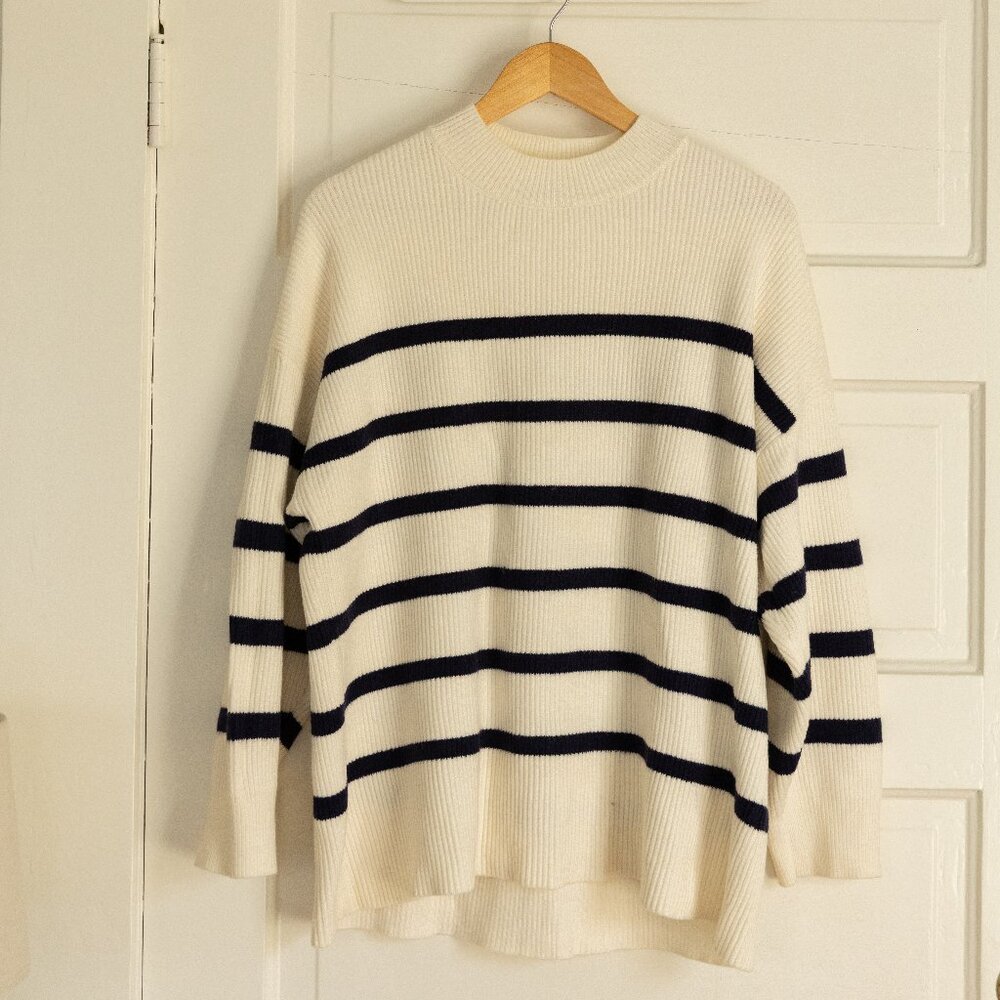 MANGO Striped Sweater – Women’s Size Medium